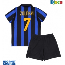 Inter Milan Piotr Zielinski #7 Domaci Dres za djecu 2026-27 Kratak Rukav (+ Kratke hlače)